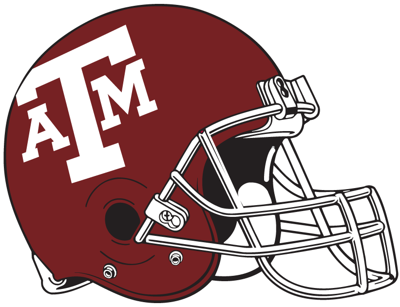 Texas A&M Aggies 1978-Pres Helmet Logo iron on transfers for T-shirts